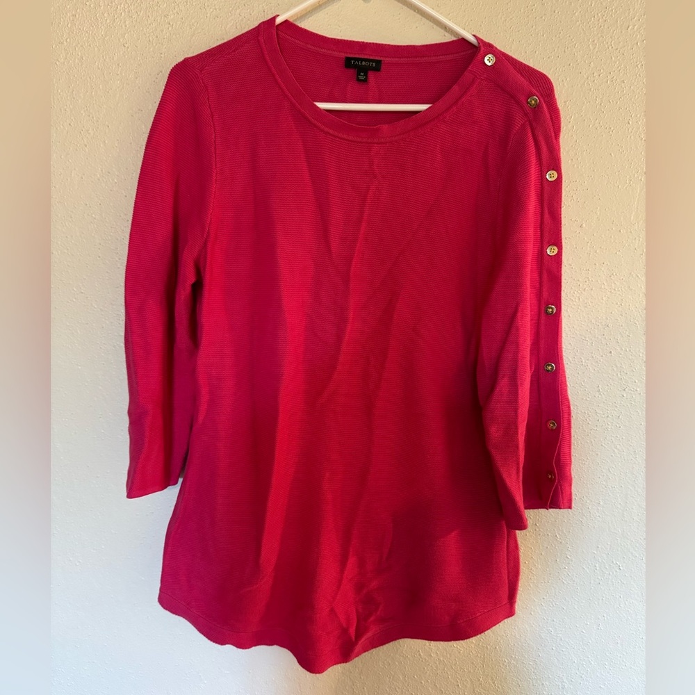 Talbots M Red Sweater